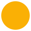 Solid orange circle centered on a black background