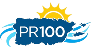 PR100 logo